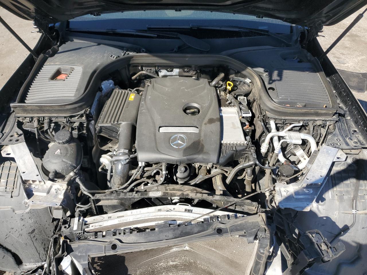 2019 Mercedes-Benz GLC VIN WDC0G4KB1KF588227 Copart auction photo, front end / side damage thumbnail 14