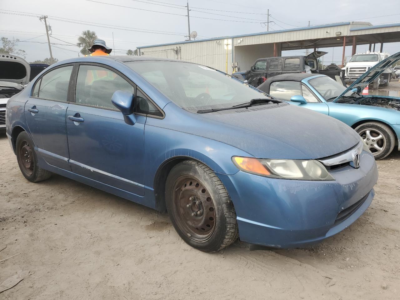 2006 Honda Civic VIN 1HGFA165X6L119392 Copart auction photo, water/flood damage thumbnail 4