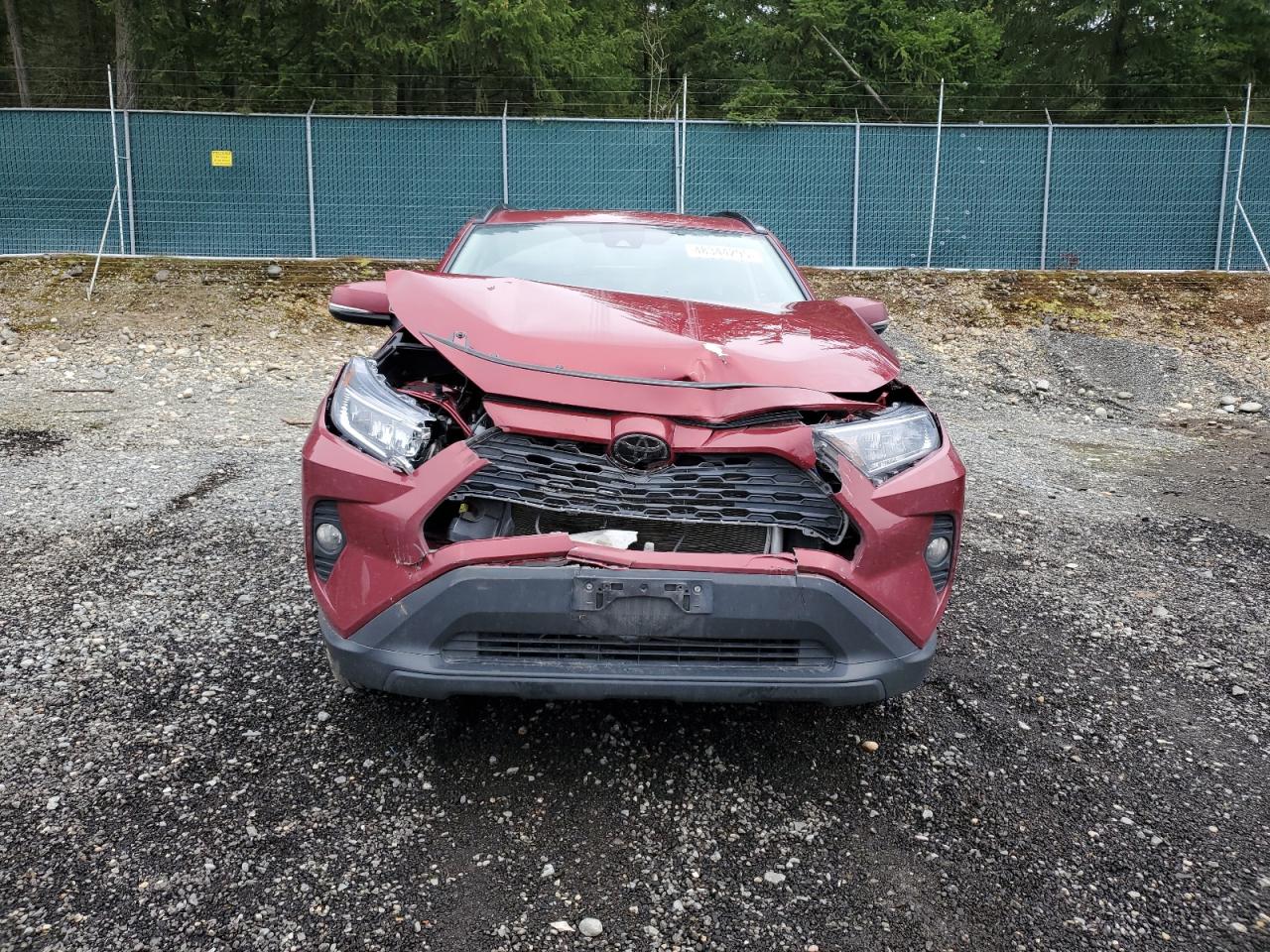 2019 Toyota RAV 4 VIN 2T3P1RFV0KC022924 Copart auction photo, front end damage thumbnail 5