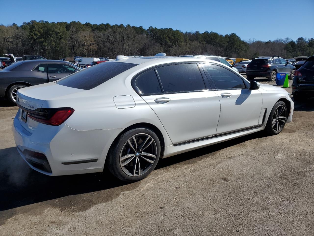 2021 BMW 7er VIN WBA7U2C03MCE90593 Copart auction photo, front end damage thumbnail 3