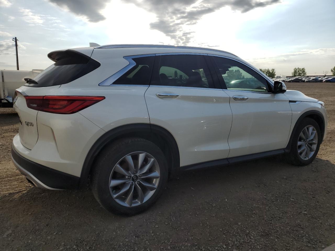 2021 Infiniti QX50 VIN 3PCAJ5CB1MF118819 Copart auction photo, rear end / undercarriage damage thumbnail 3