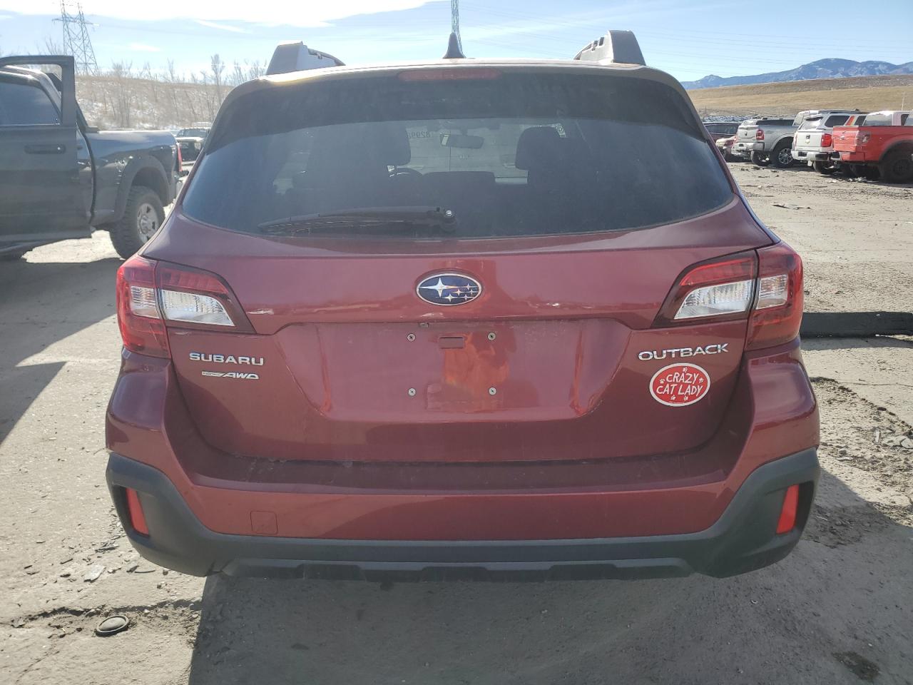 2018 Subaru Outback VIN 4S4BSAFC3J3380439 Copart auction photo, all over damage thumbnail 6