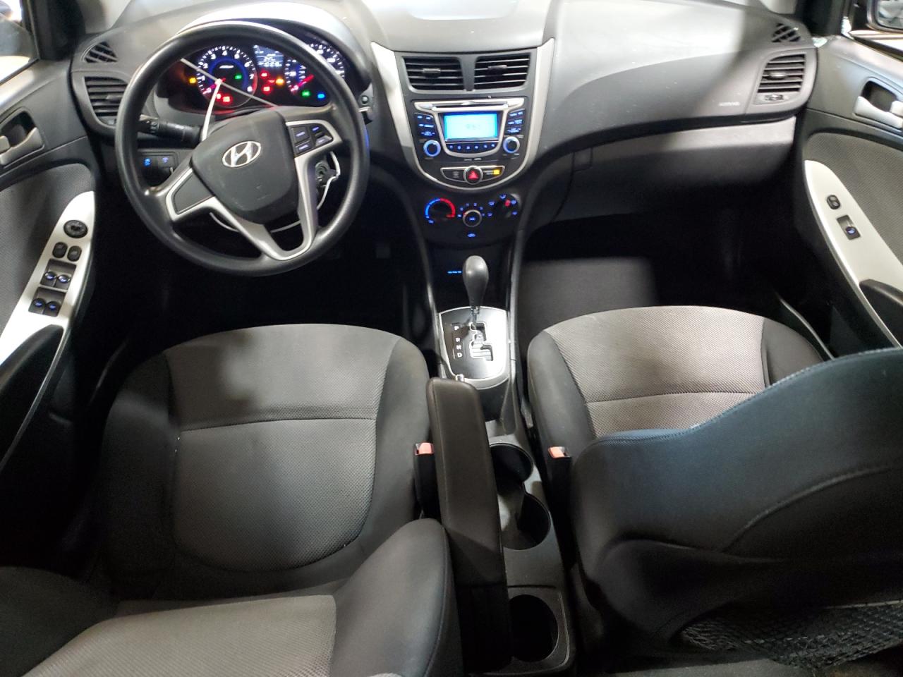 2013 Hyundai Accent VIN KMHCT5AE8DU093565 Copart auction photo, front end / side damage thumbnail 8