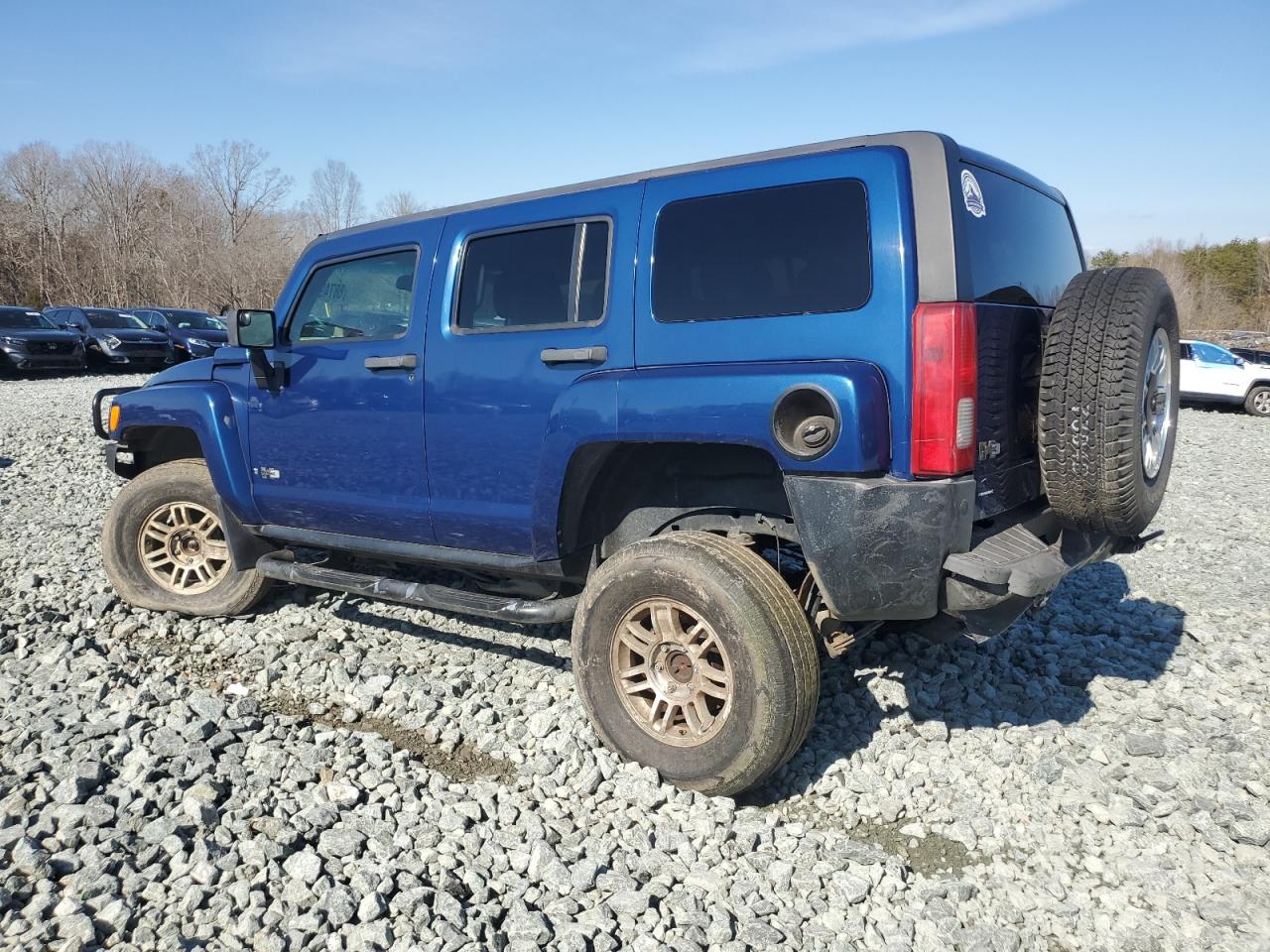 2006 Hummer H3 VIN 5GTDN136268194509 Copart auction photo, rear end / front end damage thumbnail 2