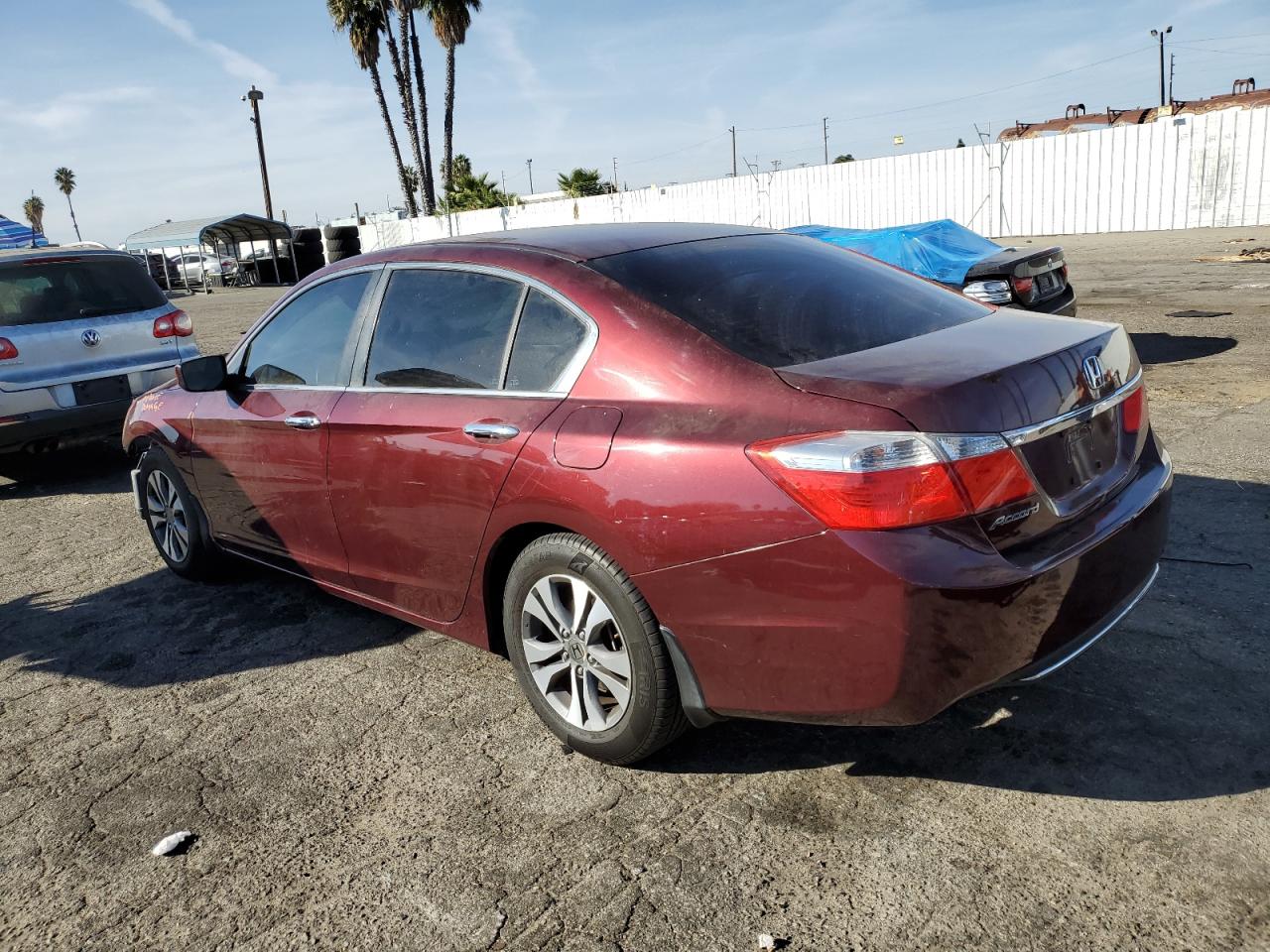 2013 Honda Accord VIN 1HGCR2F37DA139074 Copart auction photo, front end / minor dent/scratches damage thumbnail 2