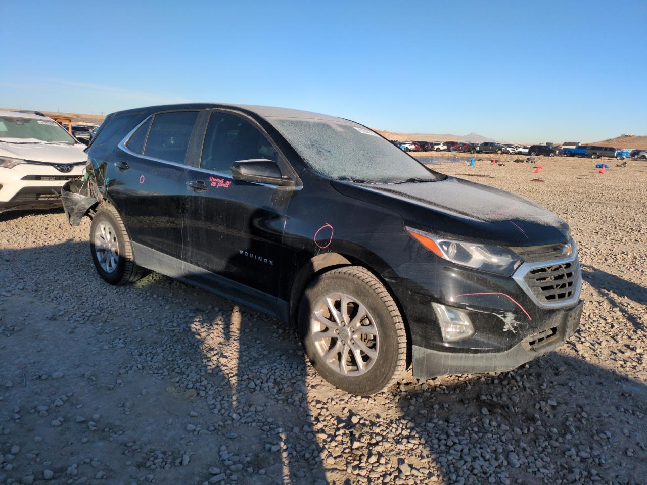 2021 Chevrolet Equinox VIN 3GNAXUEV5ML379427 Copart auction photo, all over damage thumbnail 4