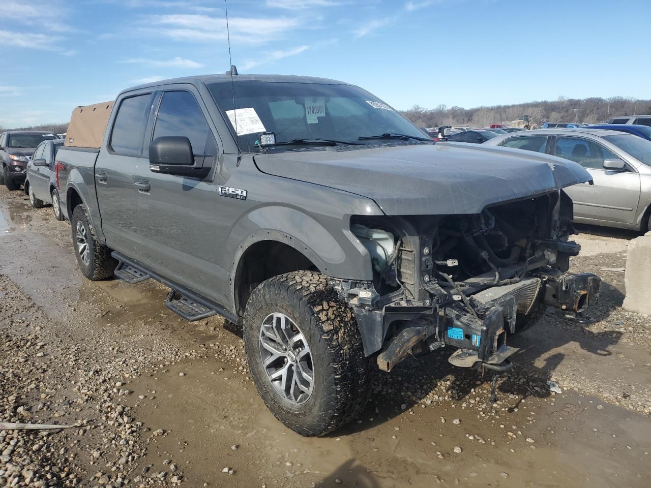 2018 Ford F-150 VIN 1FTEW1EP0JFB22629 Copart auction photo, frame damage / front end damage thumbnail 4