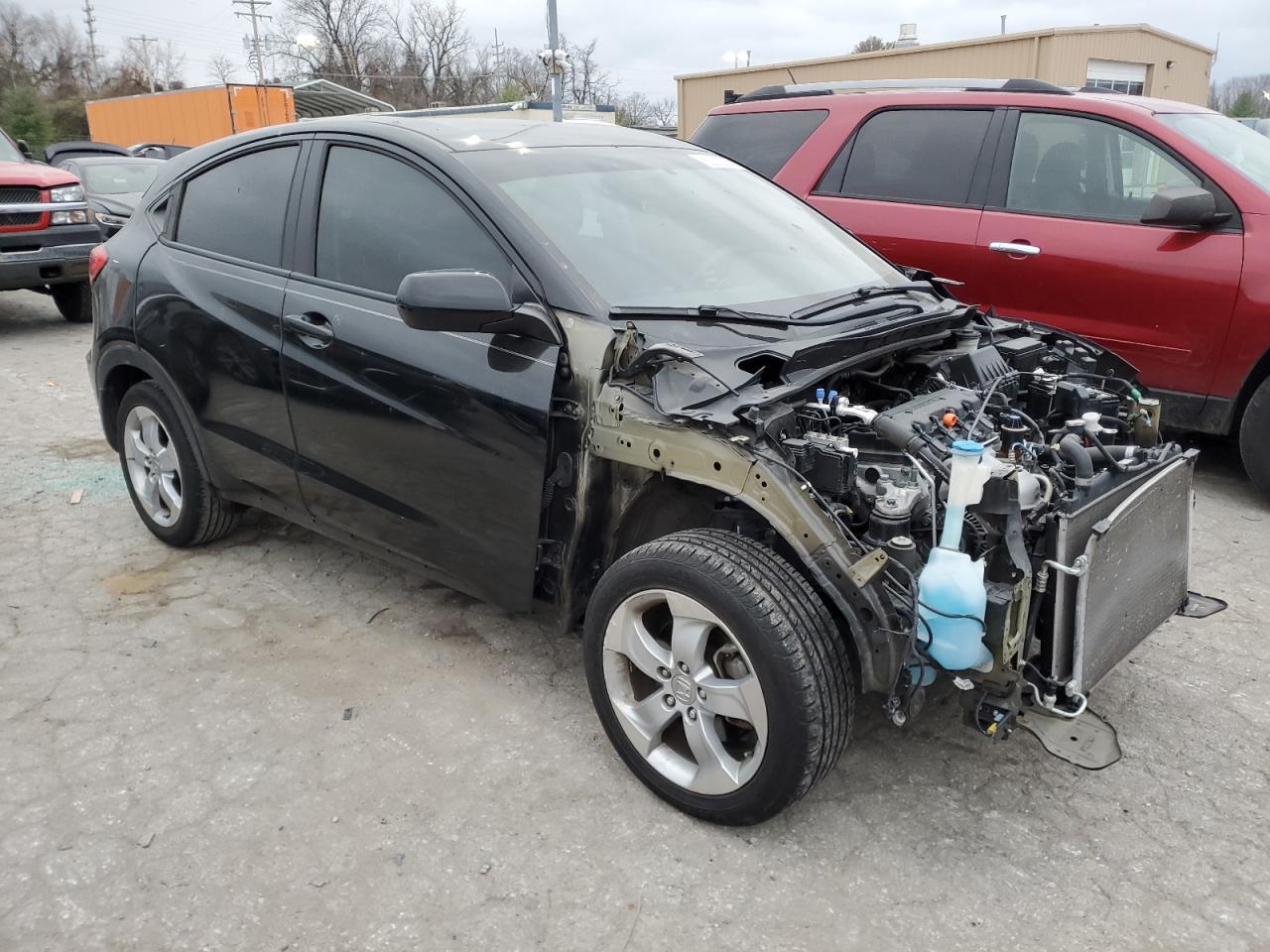 2016 Honda HR-V VIN 3CZRU5H33GM710339 Copart auction photo, front end damage thumbnail 4