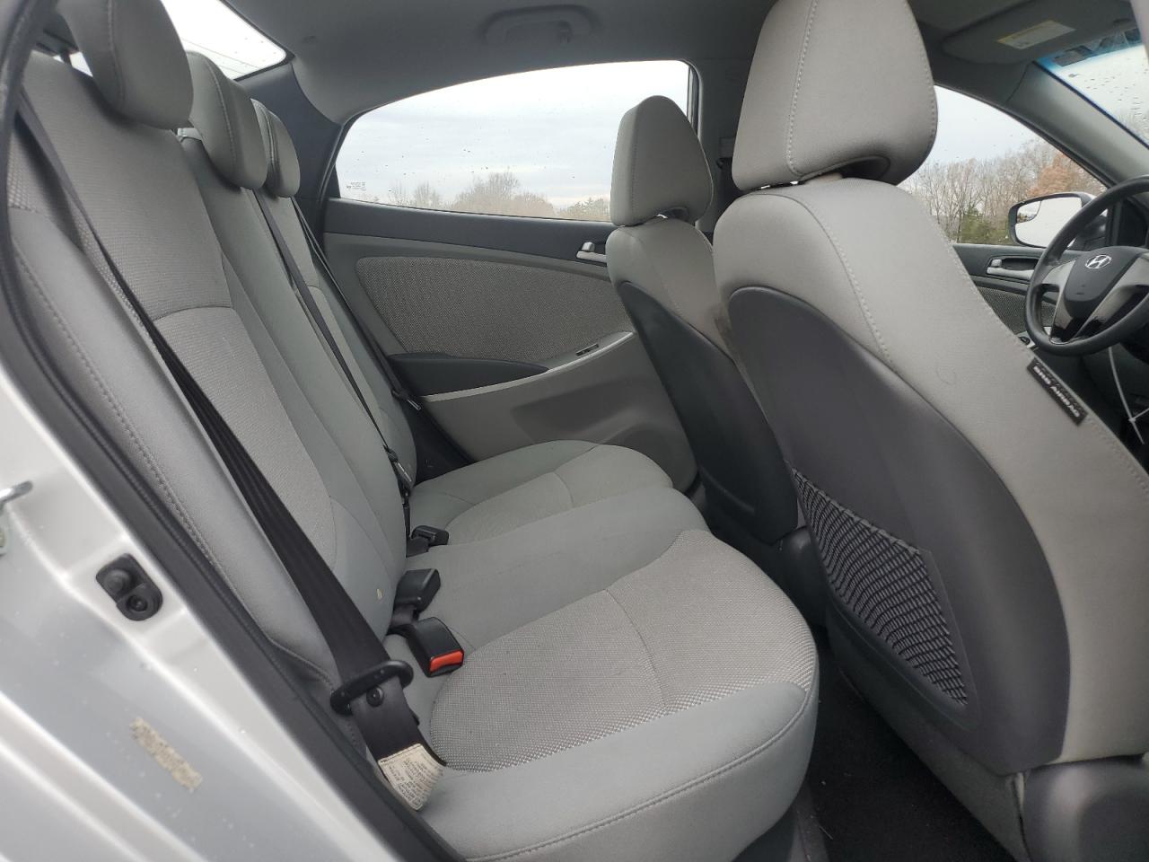 2014 Hyundai Accent VIN KMHCT4AE2EU754468 Copart auction photo, front end / side damage thumbnail 10