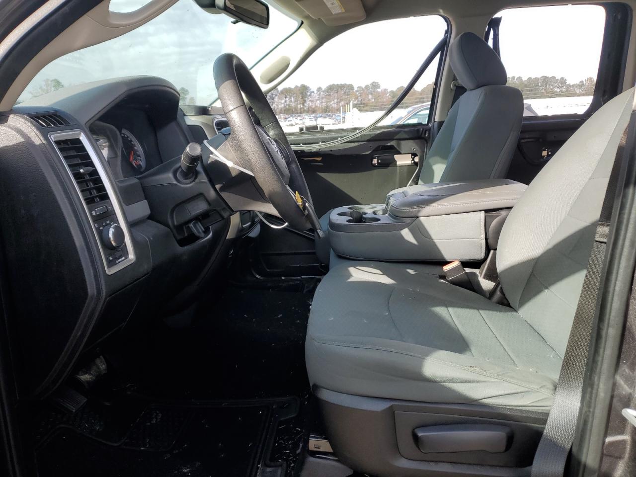 2014 RAM 1500 VIN 1C6RR6GT4ES371973 Copart auction photo, front end / side damage thumbnail 7