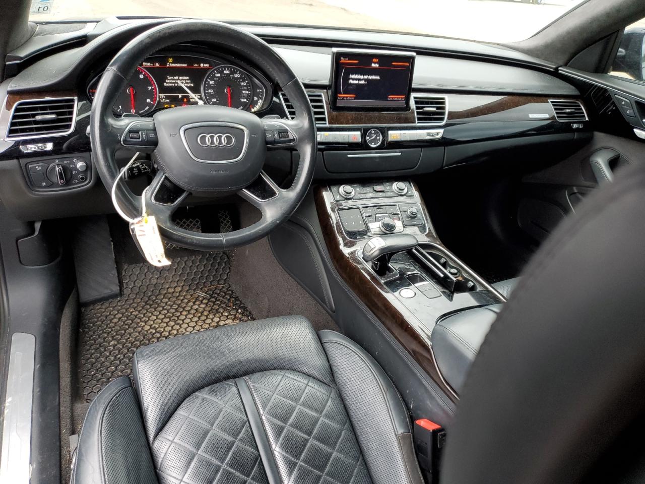 2017 Audi A8 VIN WAU43AFD3HN017492 Copart auction photo, water/flood damage thumbnail 8