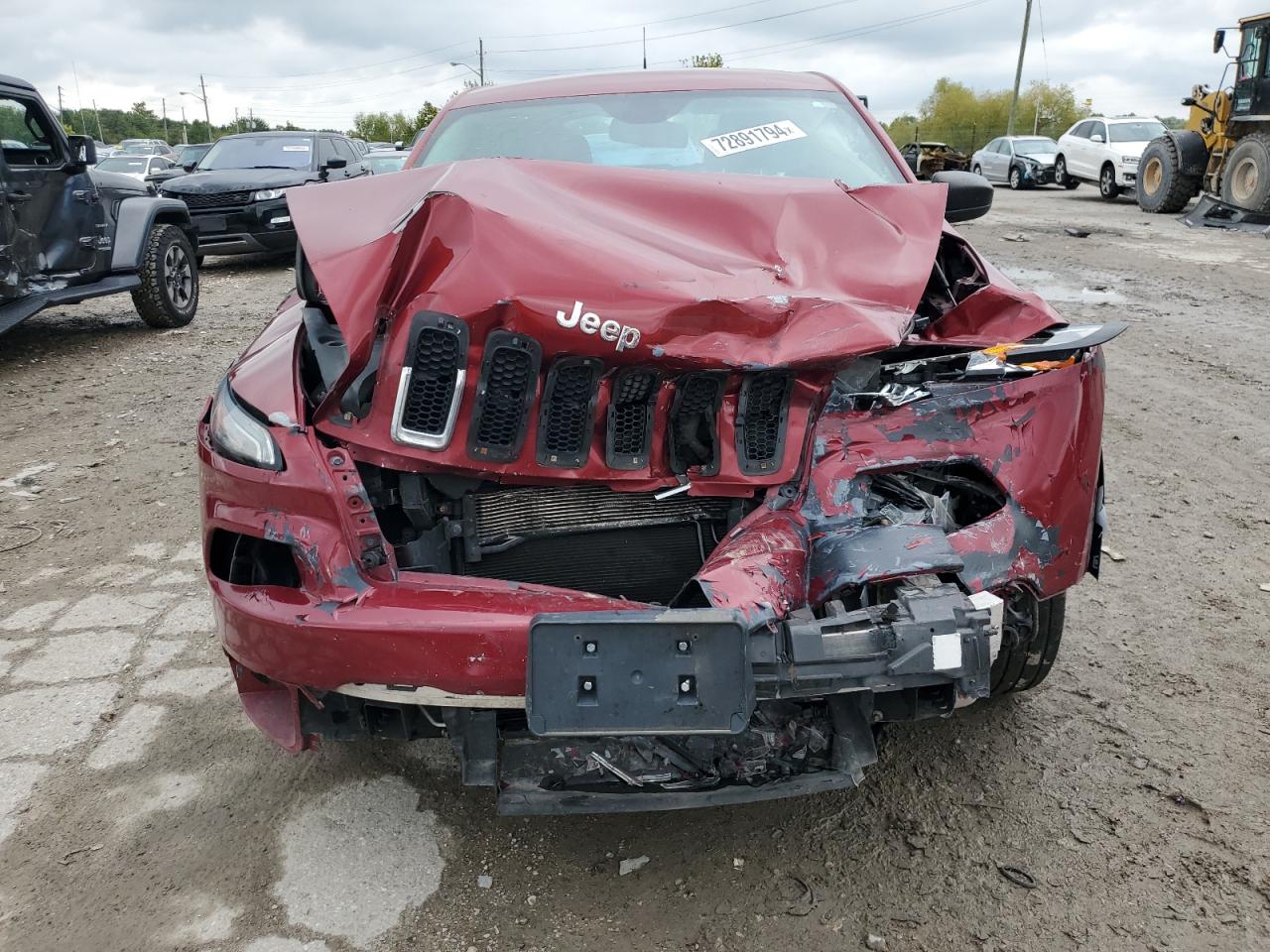 2014 Jeep Grand Cherokee VIN 1C4PJLAB6EW189870 Copart auction photo, front end / minor dent/scratches damage thumbnail 5