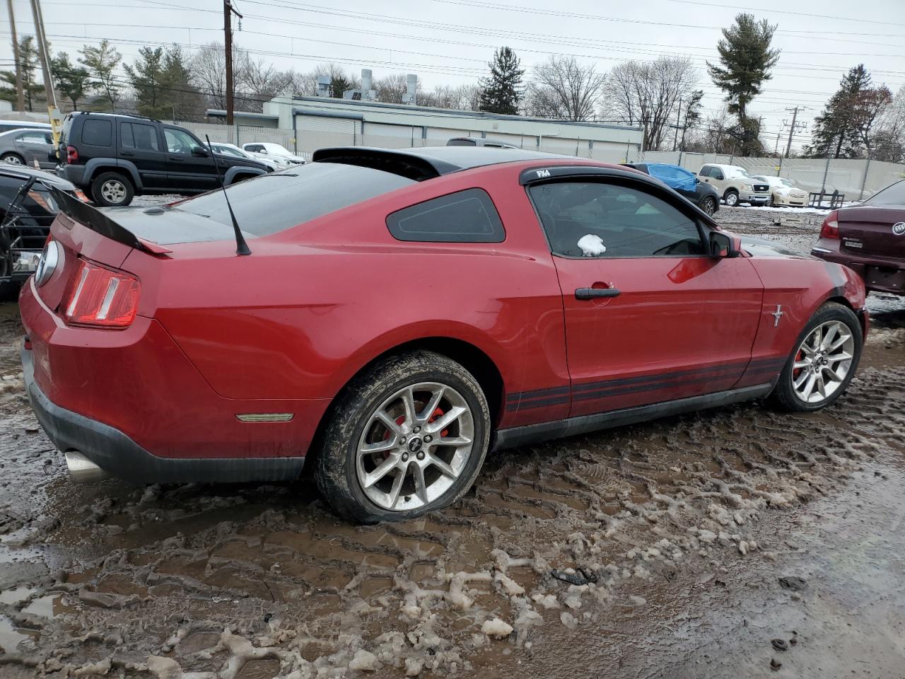 2010 Ford Mustang VIN 1ZVBP8AN9A5144144 Copart auction photo, front end / side damage thumbnail 3