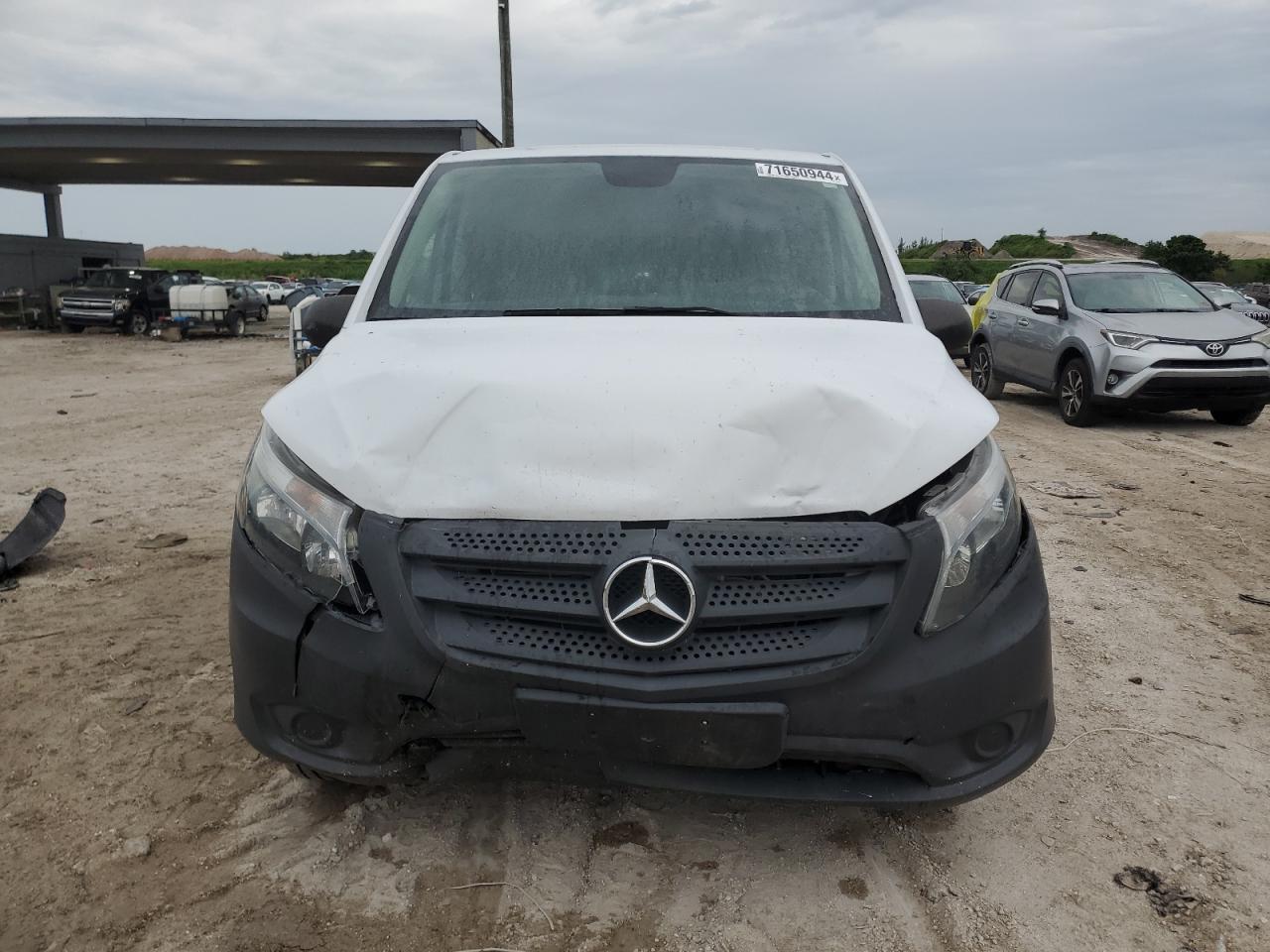 2017 Mercedes-Benz Metris VIN WD3PG2EA0H3262385 Copart auction photo, front end / replaced vin damage thumbnail 5
