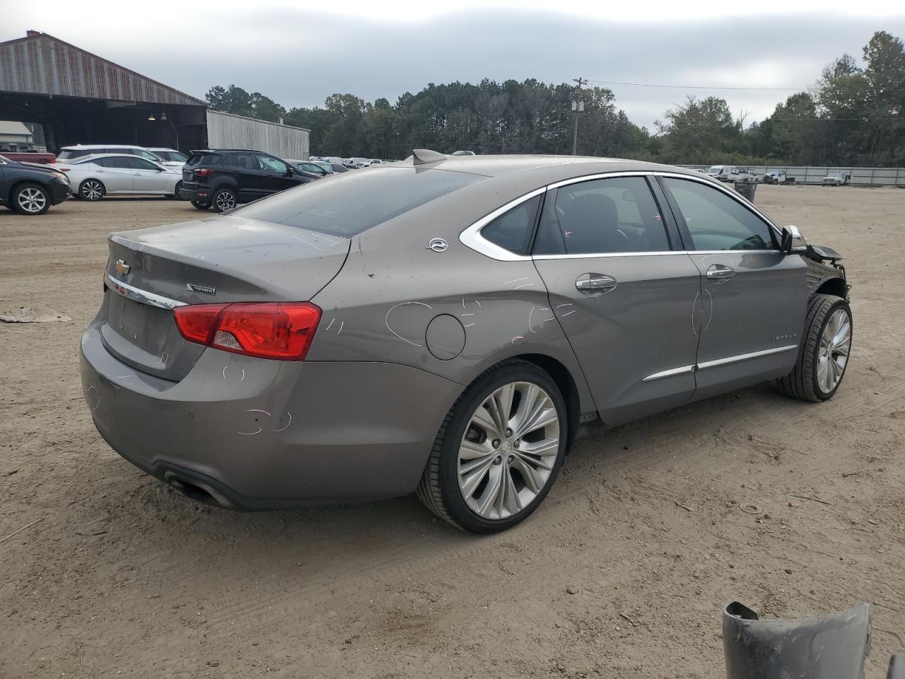2018 Chevrolet Impala VIN 2G1125S31J9104029 Copart auction photo, front end / side damage thumbnail 3
