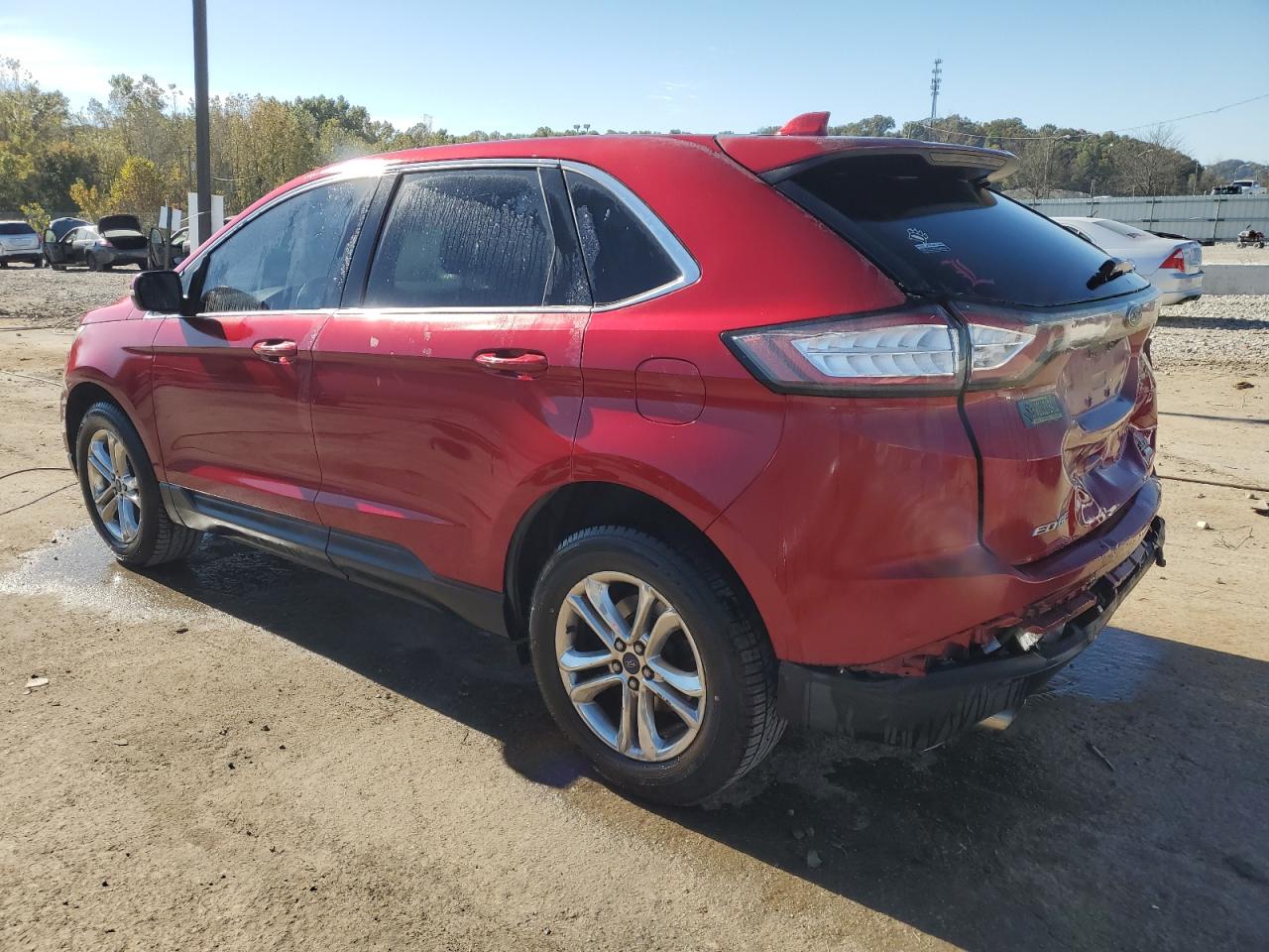 2018 Ford Edge VIN 2FMPK3J92JBB03844 Copart auction photo, rear end damage thumbnail 2