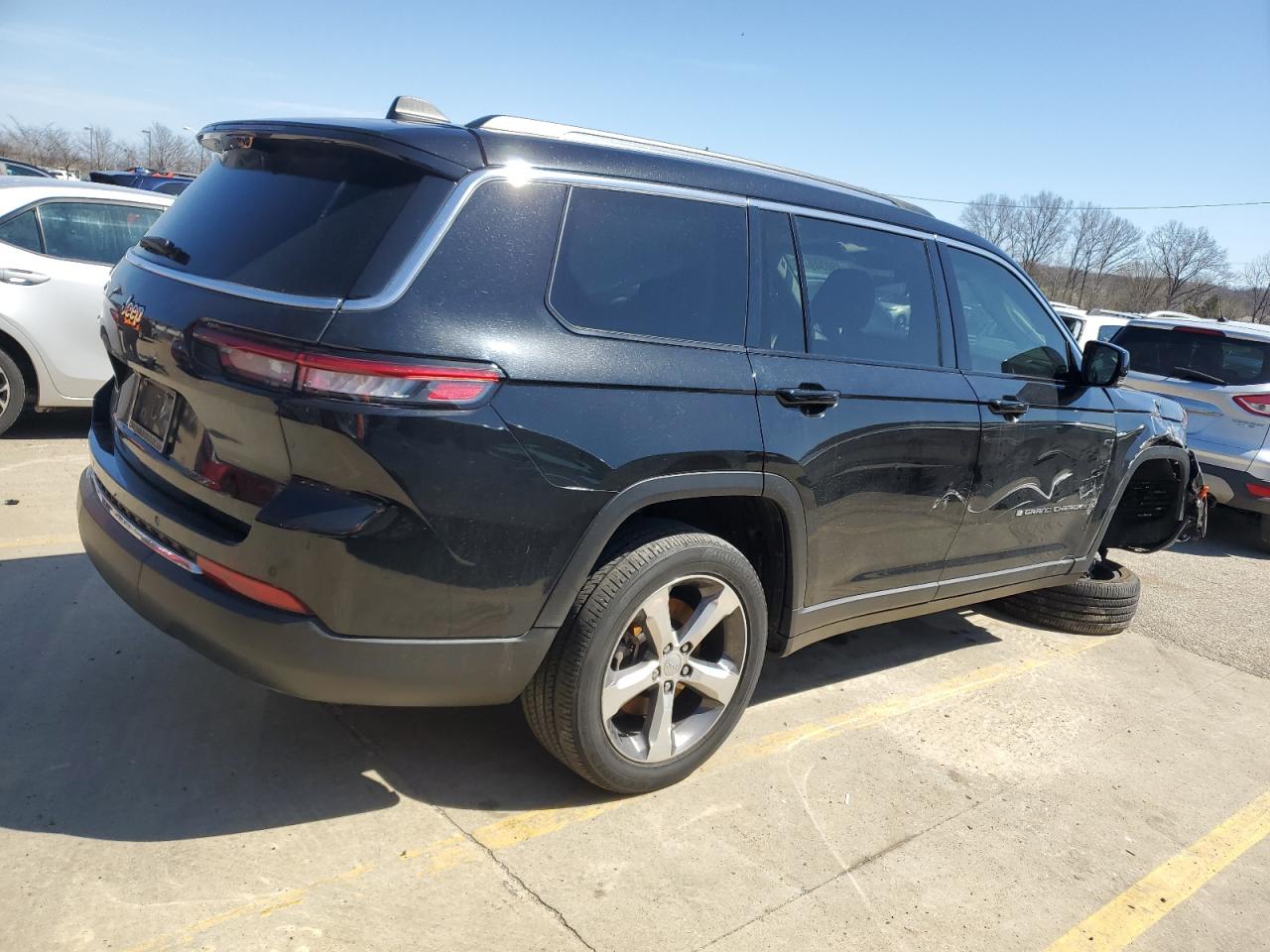 2021 Jeep Grand Cherokee VIN 1C4RJKBG2M8106998 Copart auction photo, side damage thumbnail 3