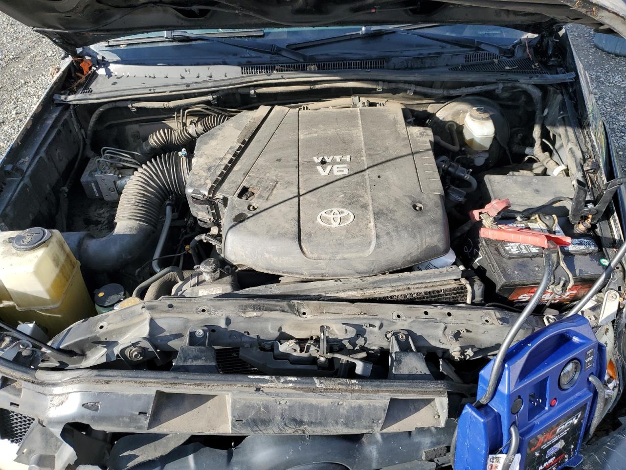 2006 Toyota Tacoma VIN 3TMLU42N06M004072 Copart auction photo, front end / top/roof damage thumbnail 11
