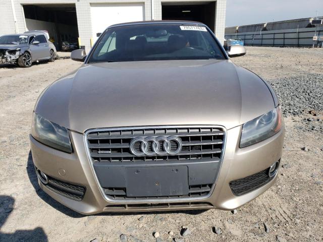 2011 Audi A5 VIN WAULFAFH5BN009097 Copart auction photo, side damage thumbnail 5