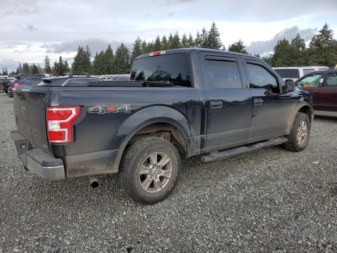 2018 Ford F-150 VIN 1FTEW1EP9JKF32532 Copart auction photo, side damage thumbnail 3