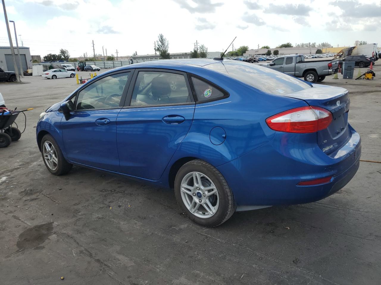 2019 Ford Fiesta VIN 3FADP4BJXKM161620 Copart auction photo, front end damage thumbnail 2
