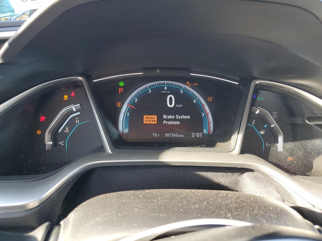 2020 Honda Civic VIN 19XFC1F36LE213359 Copart auction photo, front end damage thumbnail 9