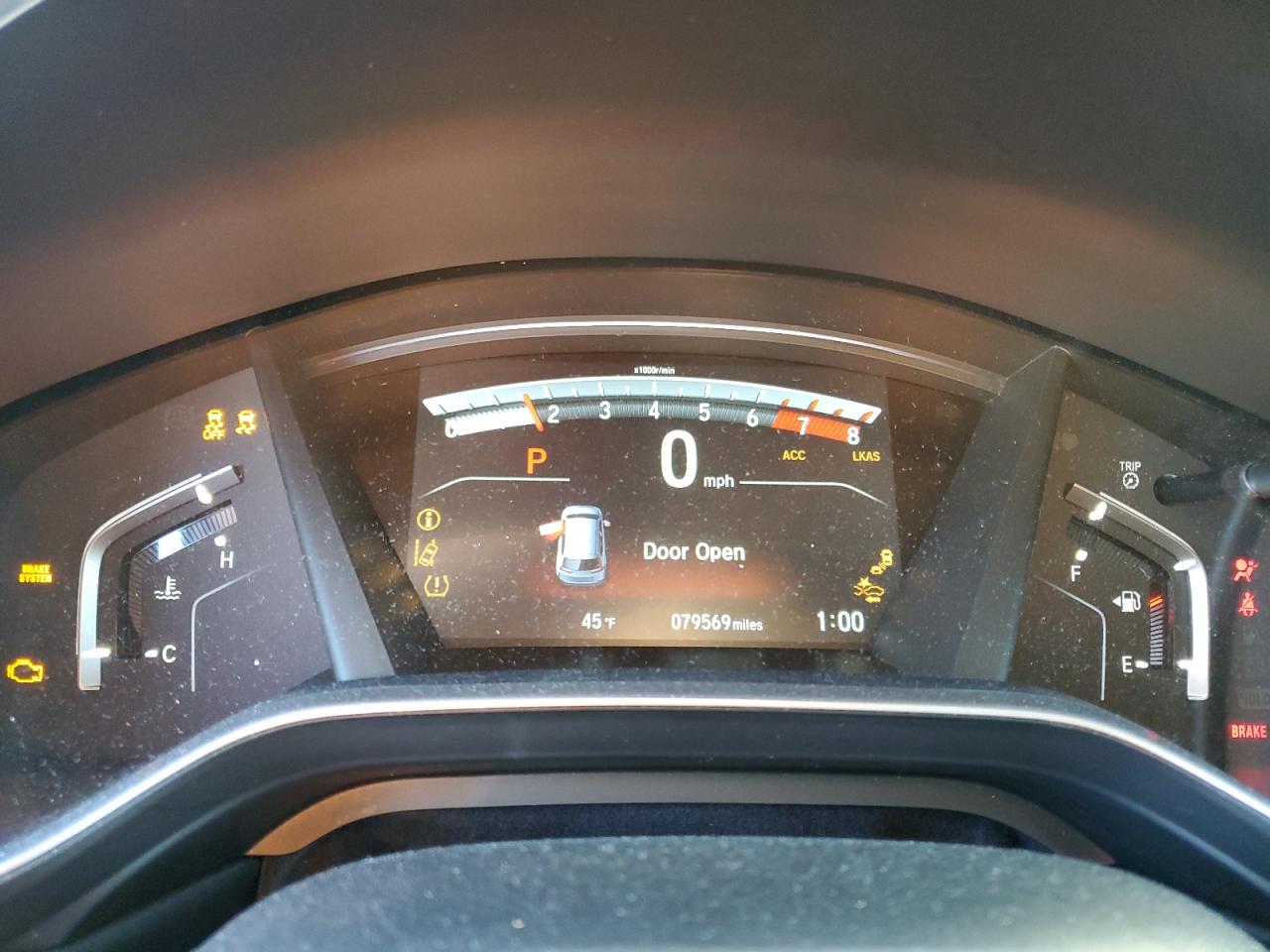 2018 Honda CR-V VIN 7FARW1H54JE014258 Copart auction photo, front end / stripped damage thumbnail 9