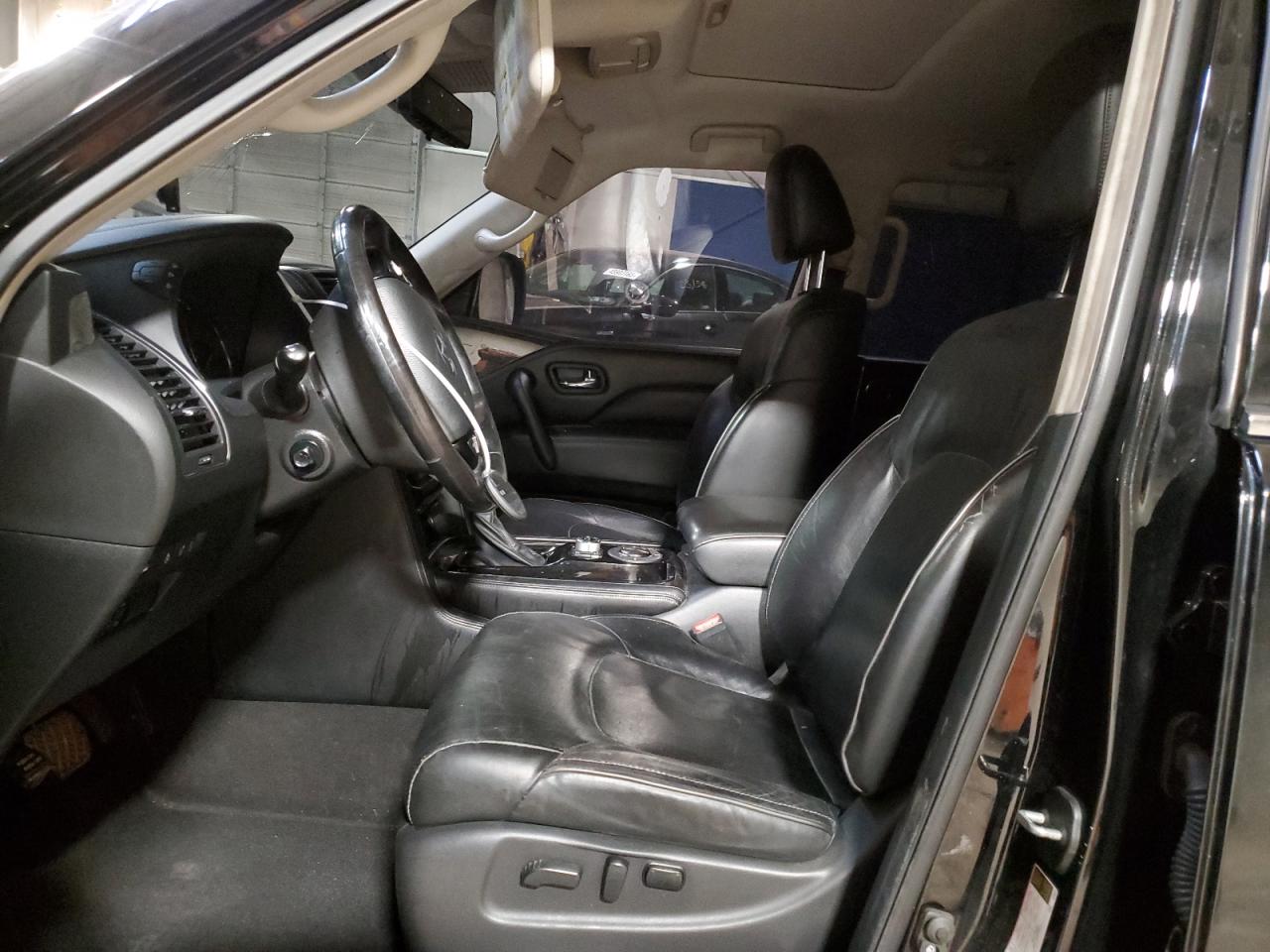 2020 Infiniti QX80 VIN JN8AZ2NF5L9705397 Copart auction photo, front end / side damage thumbnail 7