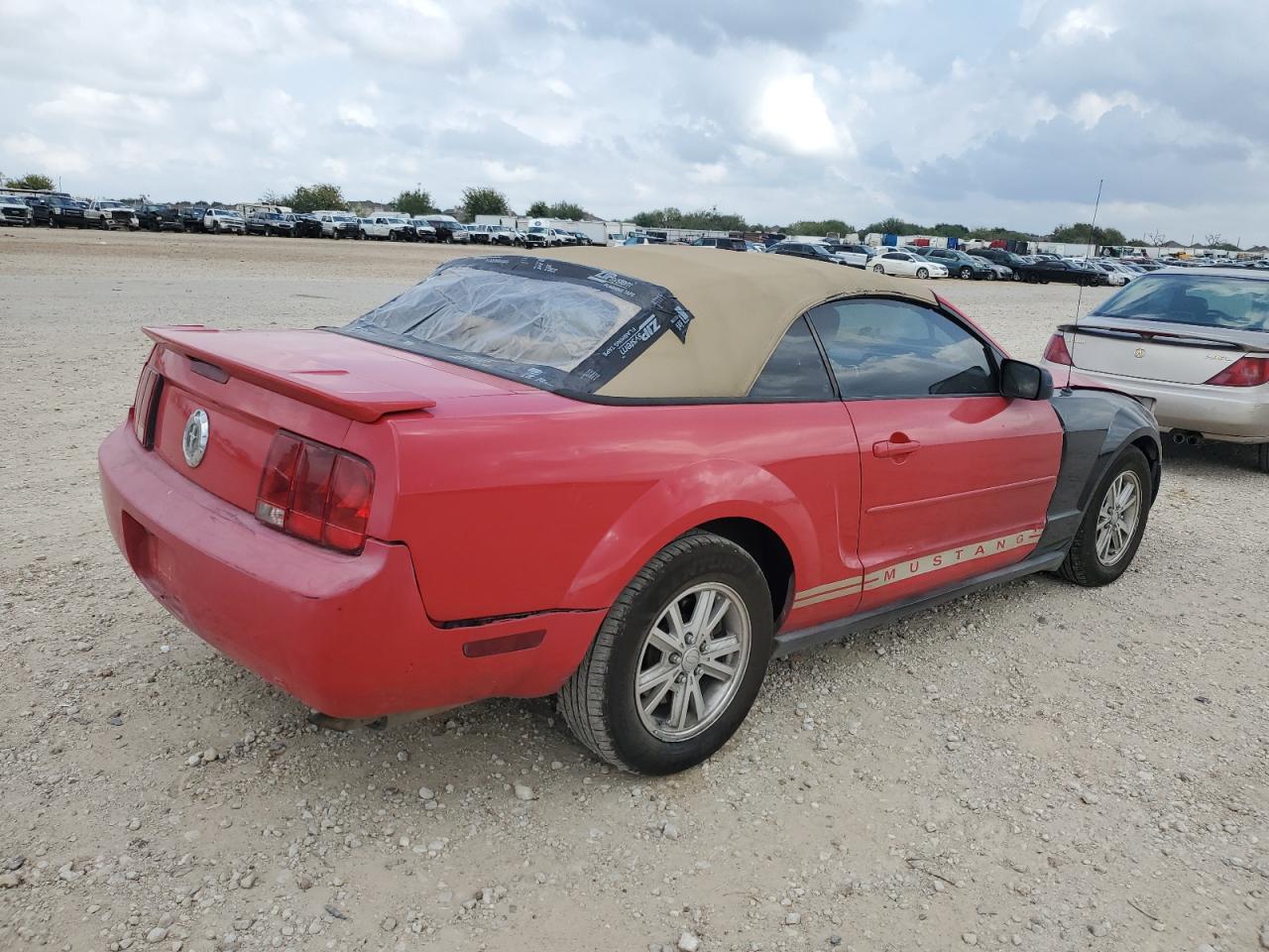 2008 Ford Mustang VIN 1ZVHT84N385201448 Copart auction photo, rear end / front end damage thumbnail 3