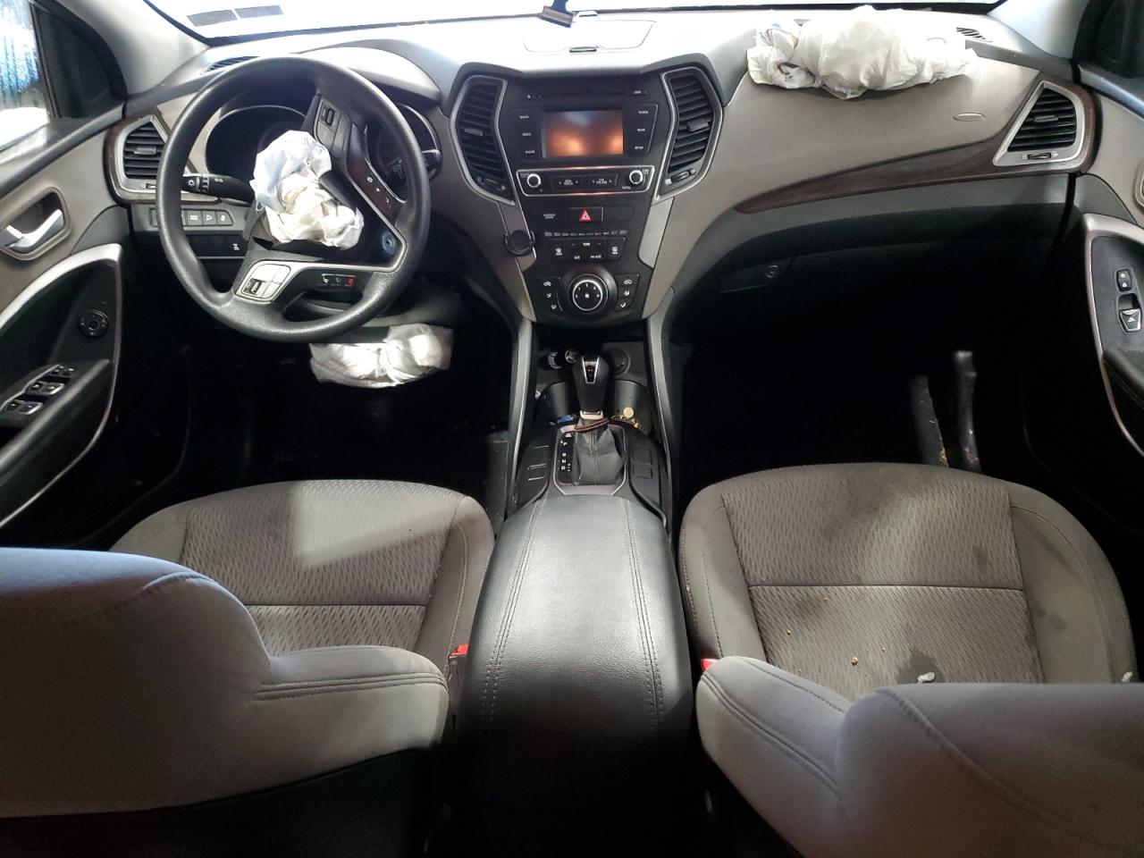2017 Hyundai Santa Fe VIN 5XYZTDLB8HG441576 Copart auction photo, front end / side damage thumbnail 8