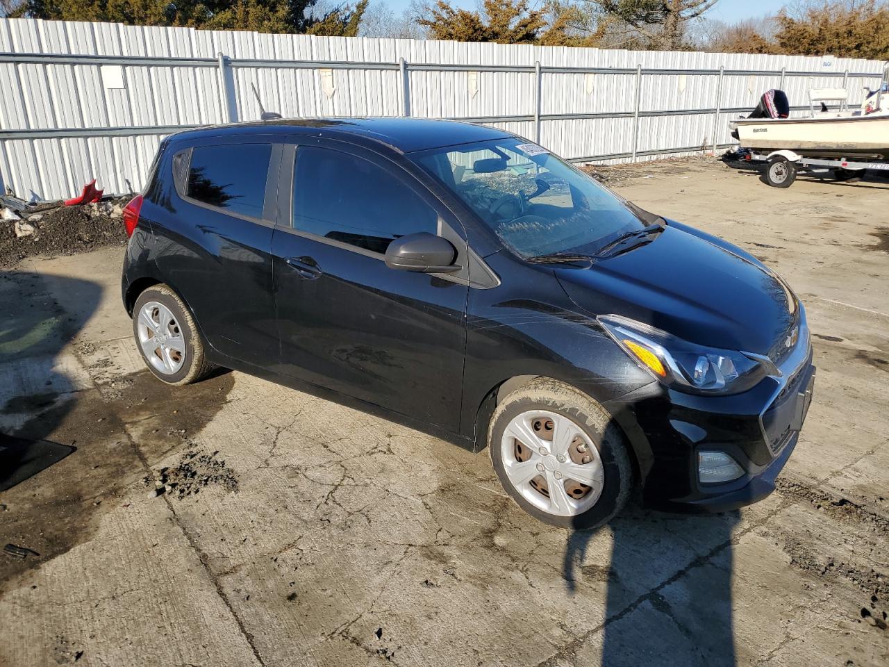 2020 Chevrolet Spark VIN KL8CB6SA2LC417938 Copart auction photo, side / undercarriage damage thumbnail 4