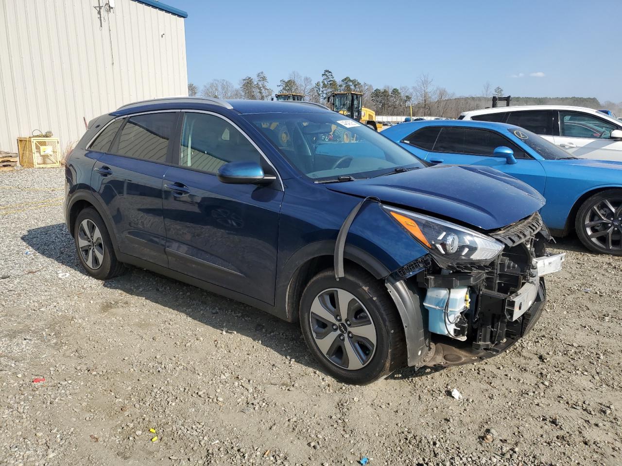 2022 KIA Niro VIN KNDCB3LC5N5539268 Copart auction photo, front end damage thumbnail 4