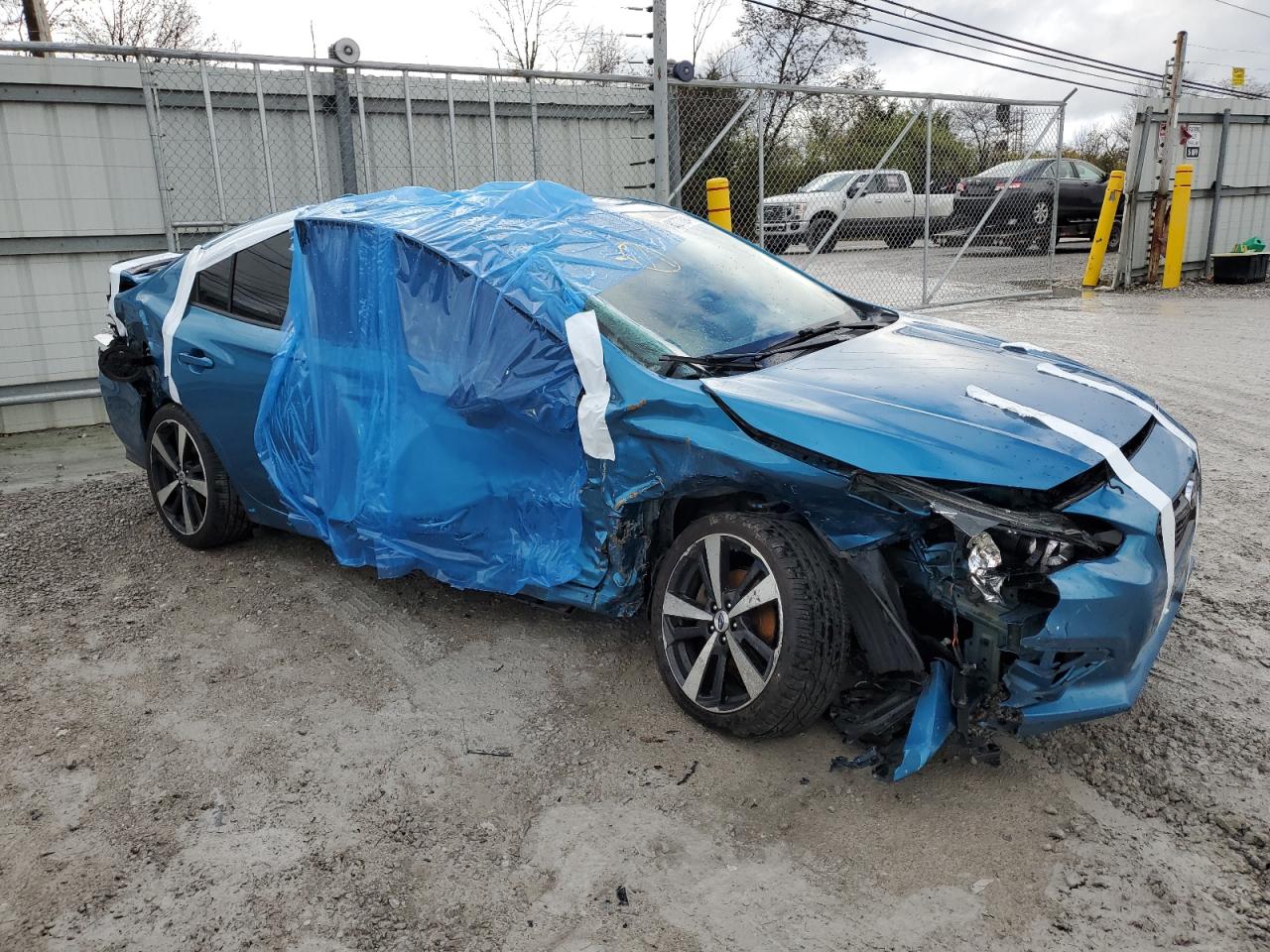 2018 Subaru Impreza VIN 4S3GKAK69J3602508 Copart auction photo, all over damage thumbnail 4