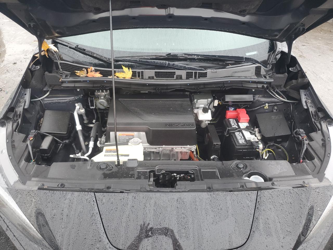 2022 Nissan Leaf VIN 1N4AZ1BV1NC559903 Copart auction photo, rear end / side damage thumbnail 13