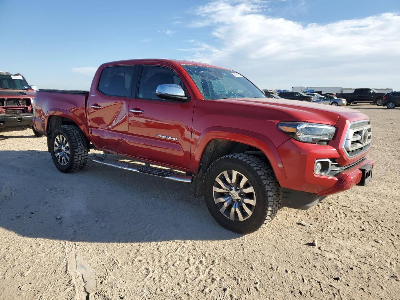 2022 Toyota Tacoma VIN 3TMGZ5ANXNM517001 Copart auction photo, side / minor dent/scratches damage thumbnail 4