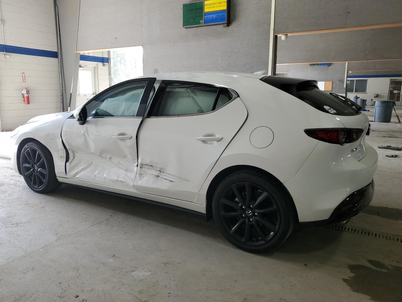 2021 Mazda 3 VIN JM1BPAML7M1313030 Copart auction photo, side damage thumbnail 2
