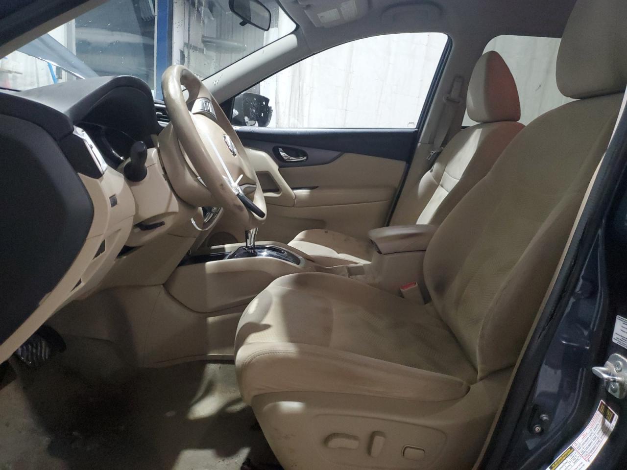 2014 Nissan Rogue VIN 5N1AT2MV8EC796625 Copart auction photo, side damage thumbnail 7