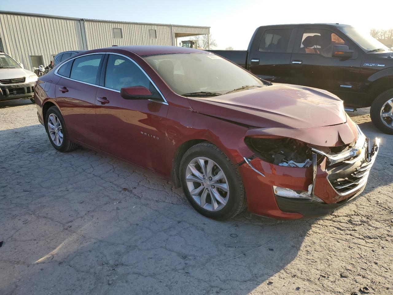 2019 Chevrolet Malibu VIN 1G1ZD5ST7KF173541 Copart auction photo, front end damage thumbnail 4