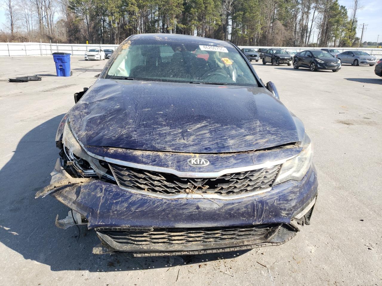 2019 KIA Optima VIN 5XXGT4L35KG337767 Copart auction photo, rollover damage thumbnail 5