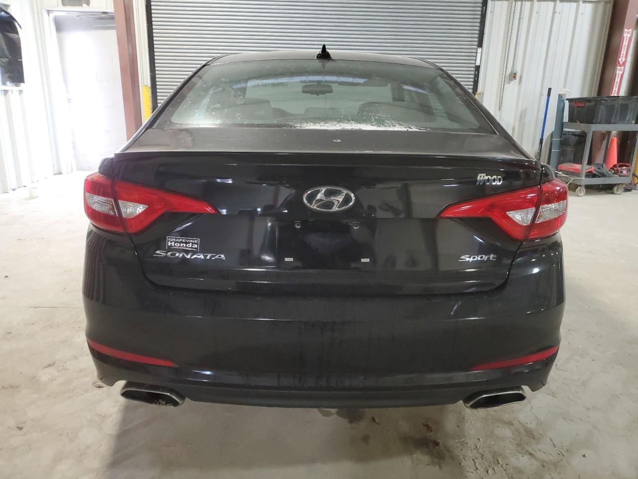 2015 Hyundai Sonata VIN 5NPE34AF5FH075263 Copart auction photo, front end / minor dent/scratches damage thumbnail 6
