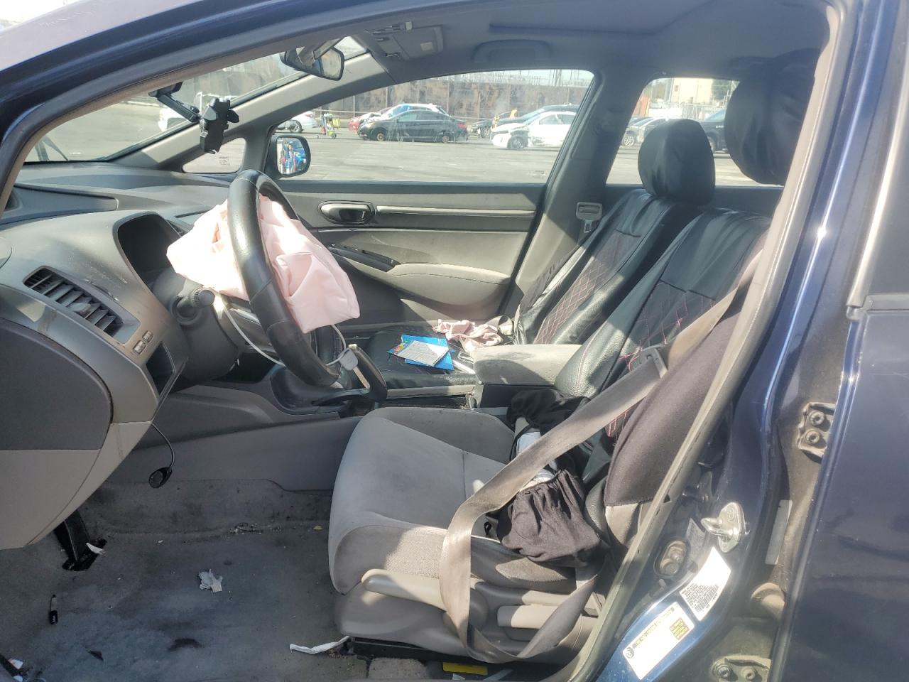 2007 Honda Civic VIN 1HGFA16827L080437 Copart auction photo, all over damage thumbnail 7