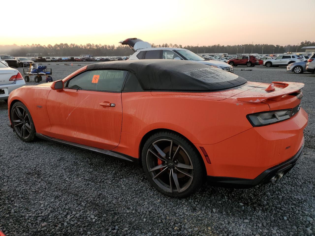 2018 Chevrolet Camaro VIN 1G1FH3D71J0161673 Copart auction photo, water/flood damage thumbnail 2