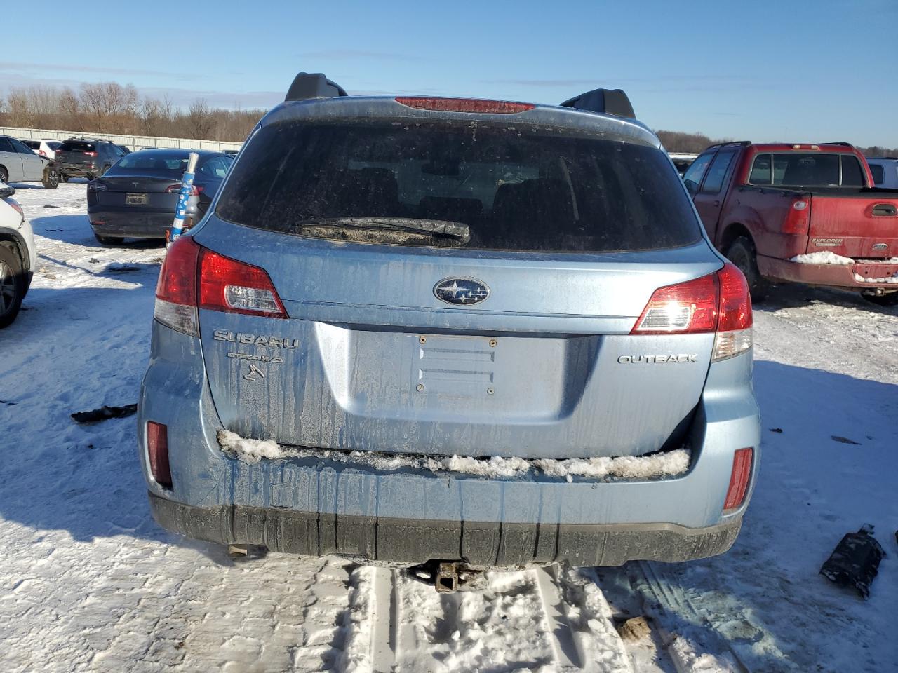 2011 Subaru Outback VIN 4S4BRCBC6B3411147 Copart auction photo, front end damage thumbnail 6