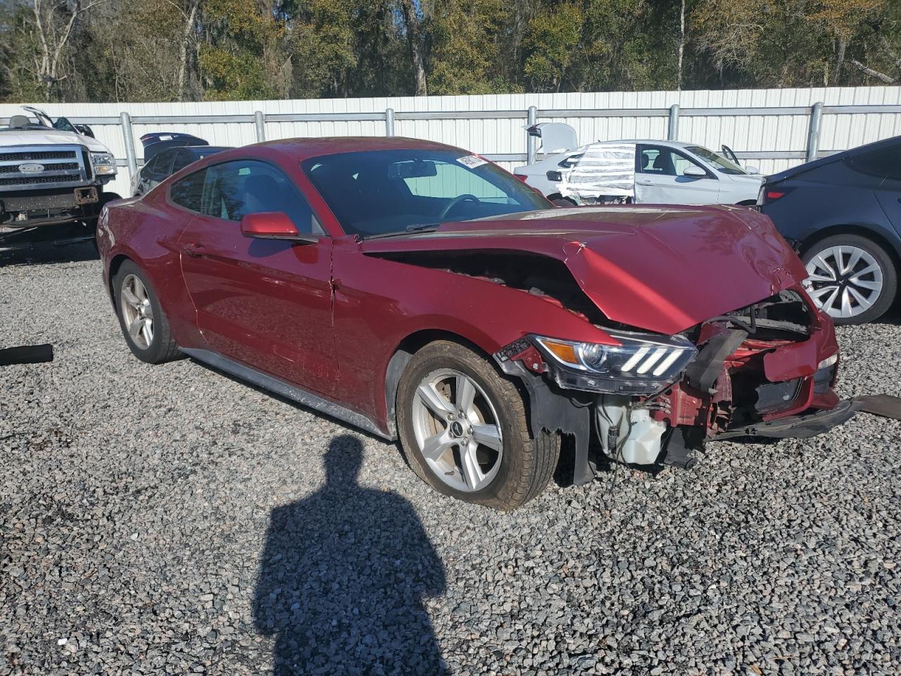2017 Ford Mustang VIN 1FA6P8AM6H5276130 Copart auction photo, front end damage thumbnail 4