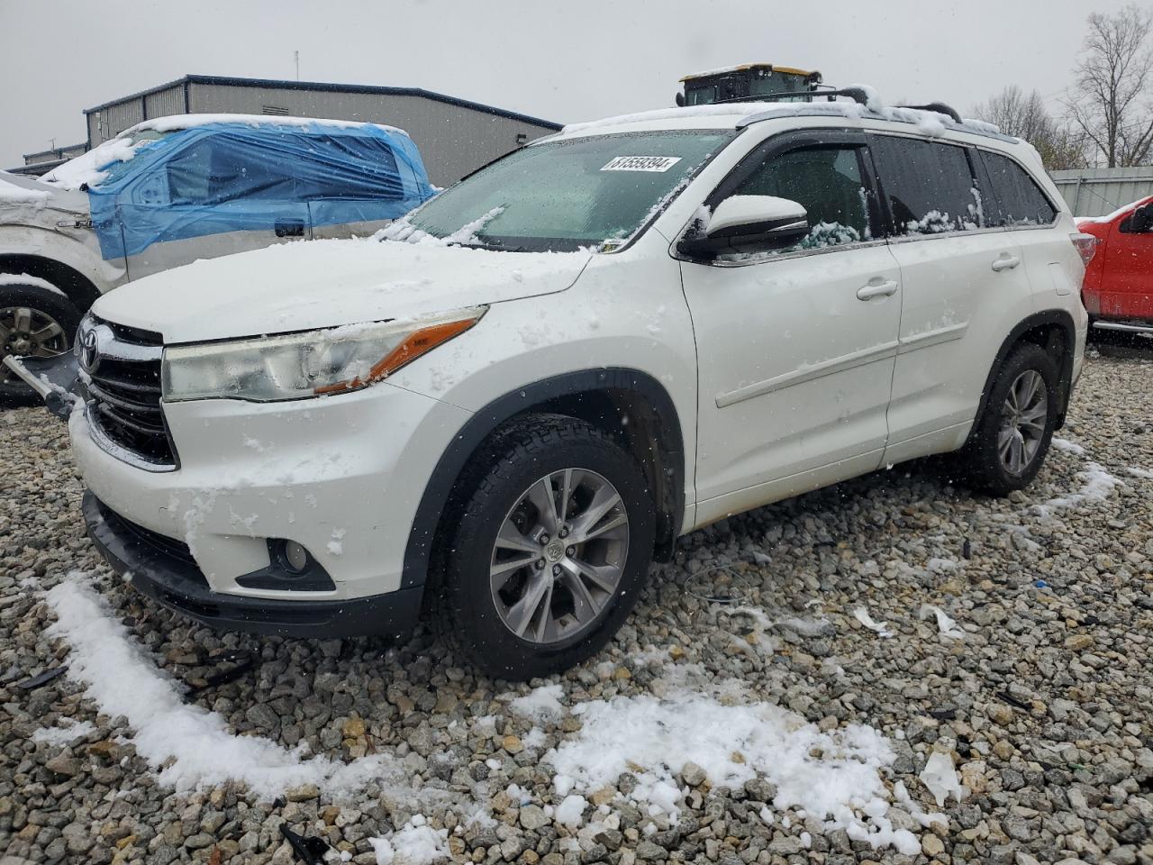 2015 Toyota Highlander VIN 5TDJKRFH7FS106161