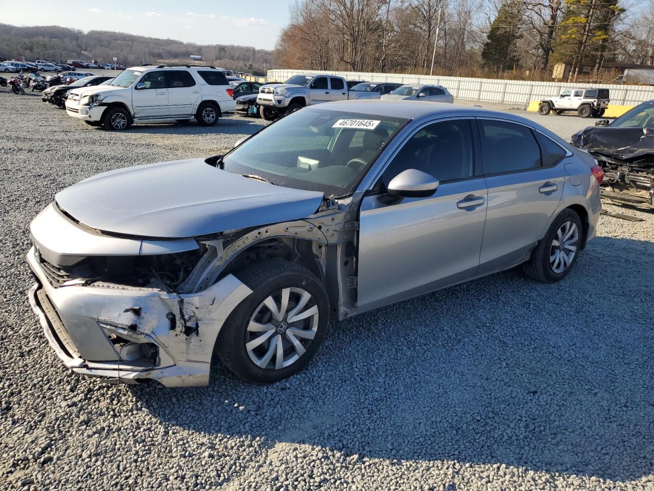 2023 Honda Civic VIN 2HGFE2F2XPH536588