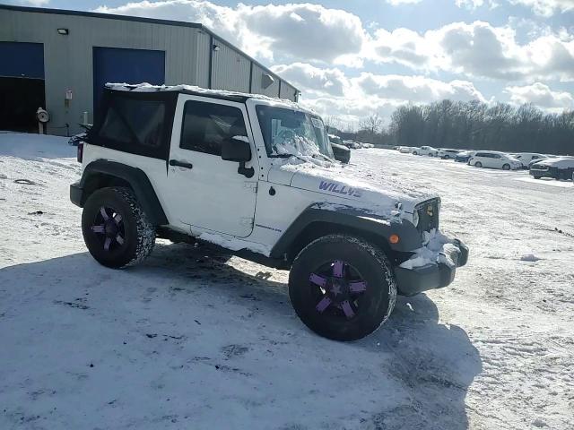 2014 Jeep Wrangler VIN 1C4AJWAG2EL260177 Copart auction photo, front end / side damage thumbnail 15