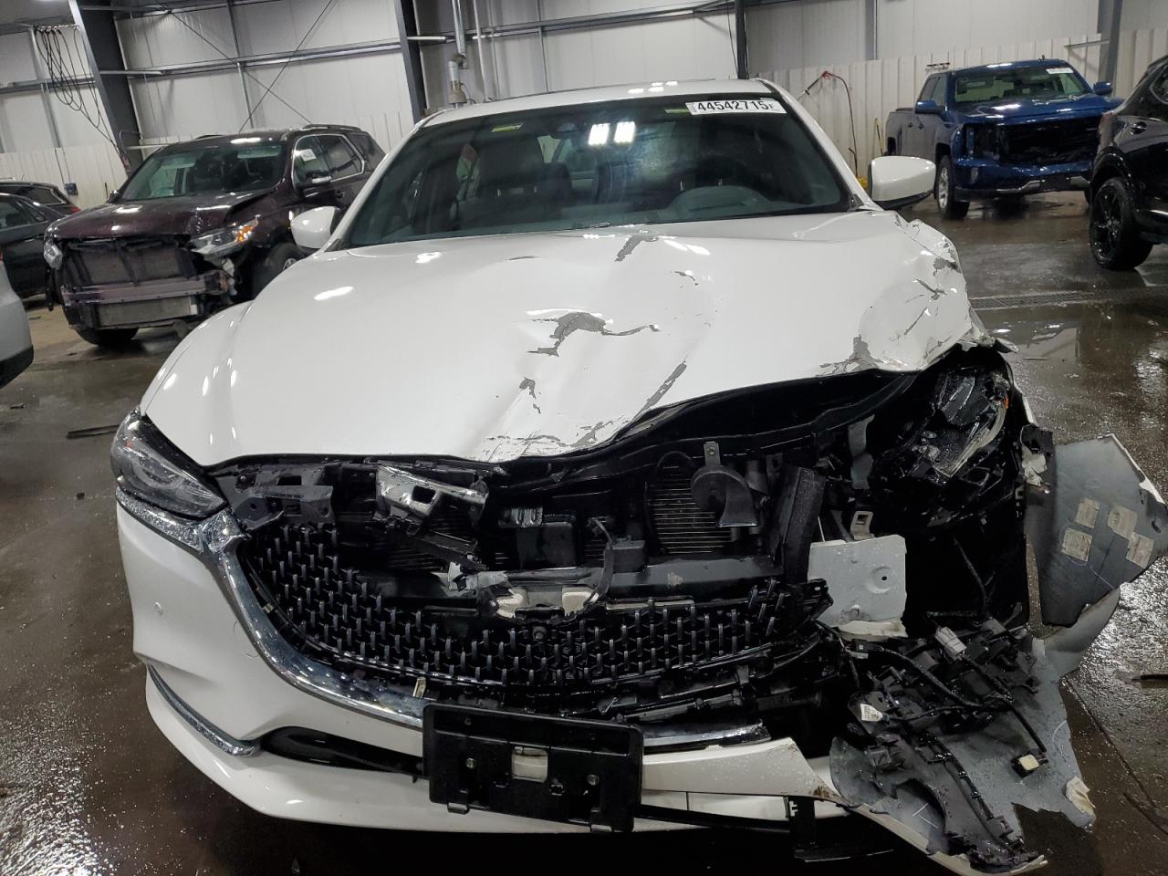 2018 Mazda 6 VIN JM1GL1XY6J1324203 Copart auction photo, front end damage thumbnail 5