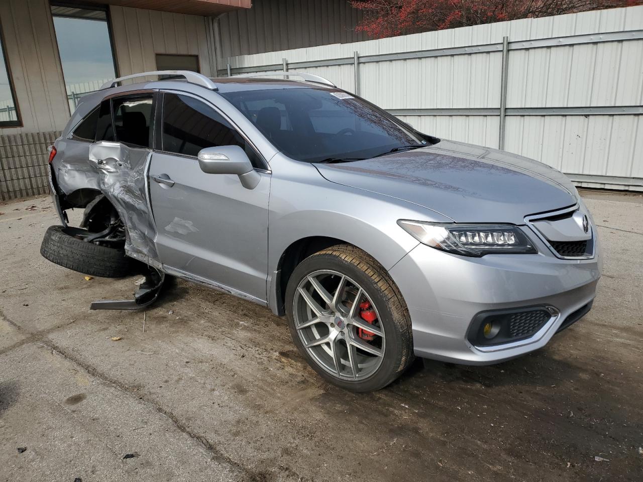 2017 Acura RDX VIN 5J8TB3H59HL010644 Copart auction photo, side / rear end damage thumbnail 4