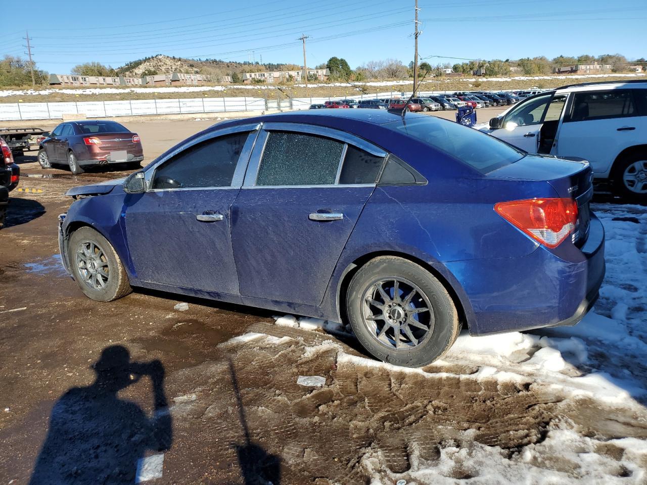 2012 Chevrolet Cruze VIN 1G1PD5SH3C7396352 Copart auction photo, front end / top/roof damage thumbnail 2